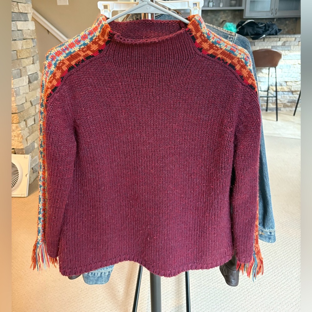 Multicolor Knit Women's Sweater